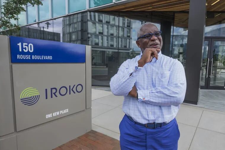 Osagie Imasogie, Nigeria-born pharmaceutical CEO and investor, and one of seven Philadelphia-area founders named to the Innovators’ Walk of Fame by University City Science Center