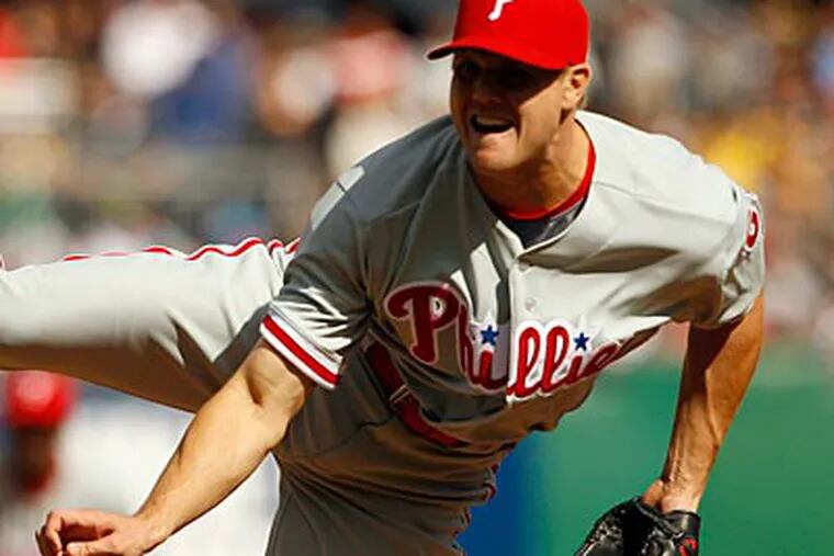 Jonathan Papelbon picked up his first save as a Phillie on Opening Day. (Yong Kim/Staff Photographer)