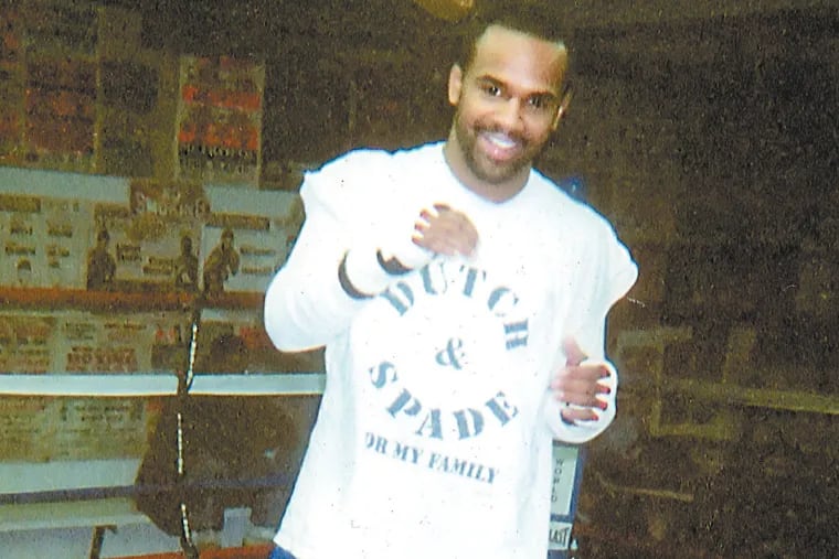 Kaboni Savage, pictured here during his days as a boxer.