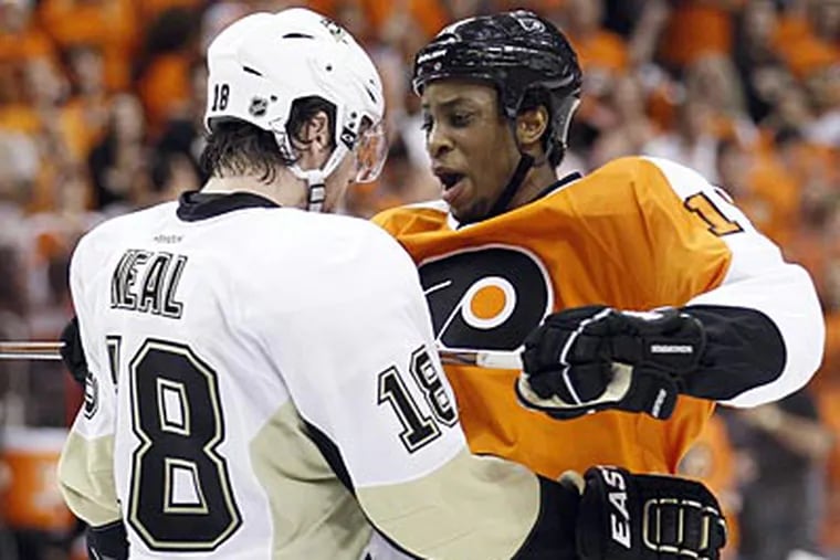 The Flyers, losers in Games 4 and 5, will try to eliminate the Penguins on Sunday afternoon. (Yong Kim/Staff Photographer)