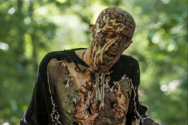 A walker from the popular  TV show “The Walking Dead.”