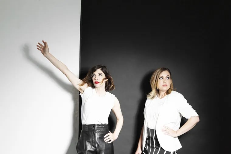Carrie Brownstein and Corin Tucker of Sleater-Kinney.