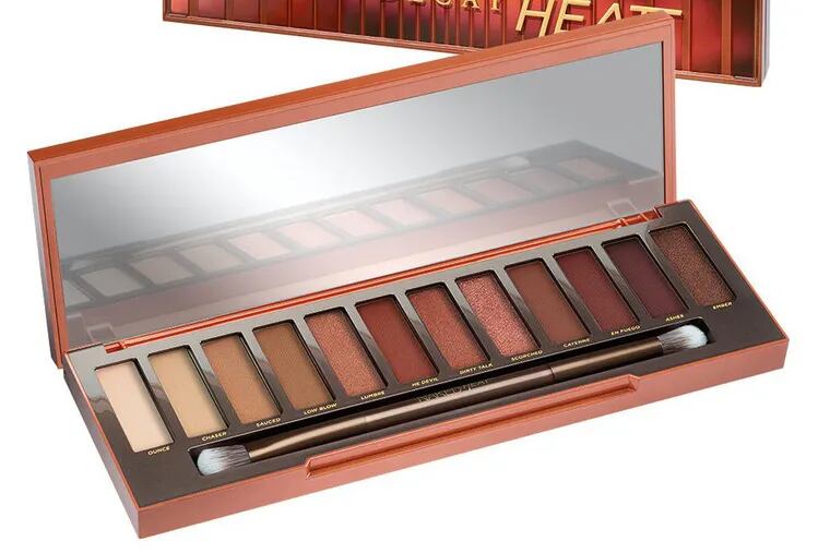 The Urban Decay Naked Heat palette, for which there was a lot of hype.