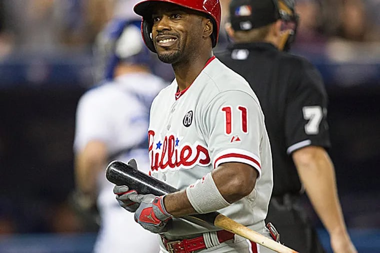 Phillies shortstop Jimmy Rollins. (Chris Young/The Canadian Press/AP)