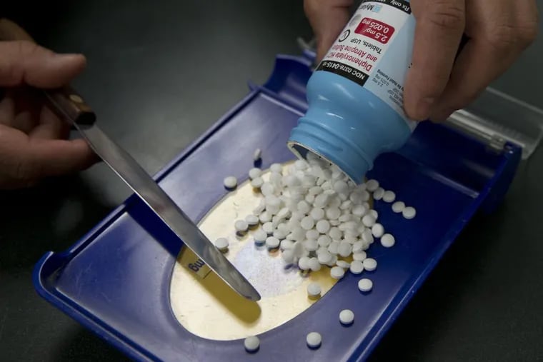A prescription being filled in July 2016 at a   Sacramento, Calif., pharmacy.  The Pharmaceutical Research and Manufacturers of America gave $64 million to a California fund established to defeat a proposal requiring state agencies to pay no more for drugs than the federal Department of Veterans Affairs does, according to the industry group’s 2016 disclosure to the IRS.