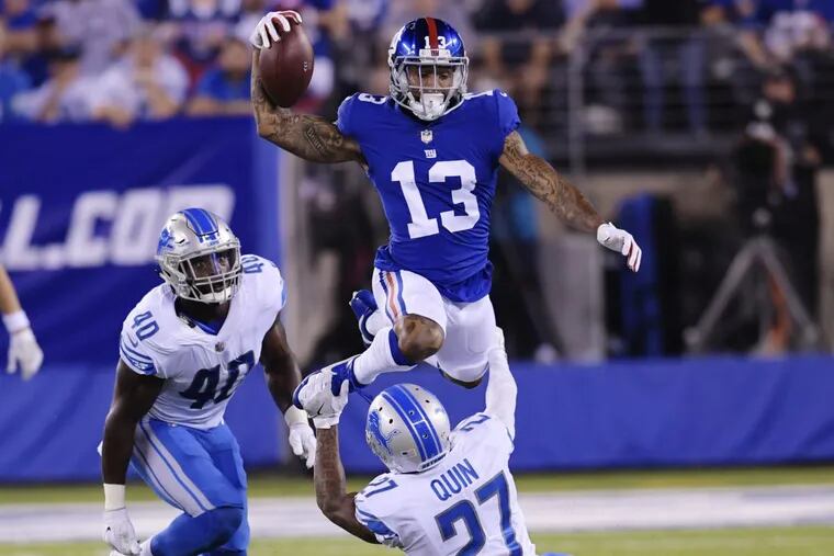 Odell Beckham Jr.’s numbers have been down as he battles an ankle injury.