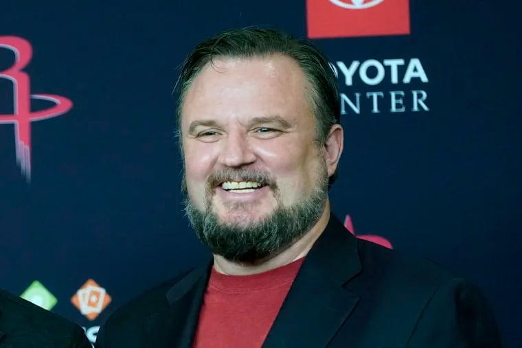 Daryl Morey was officially introduced as the Sixers' new president of basketball operations on Monday.