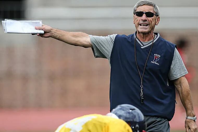 Penn head football coach Al Bagnoli. (Steven M. Falk/Staff Photographer)