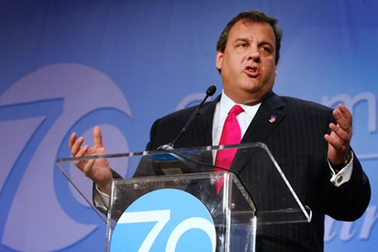As a Republican in blue New Jersey, Gov. Christie said he’s playing with “house money.” (Alejandro A. Alvarez / Staff)