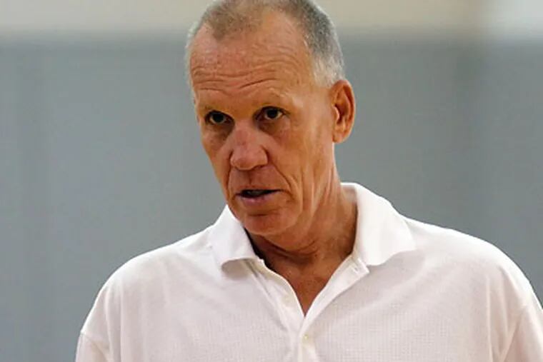 Doug Collins' first game as head coach at the Wells Fargo Center will be October 12. (Yong Kim/Staff file photo)