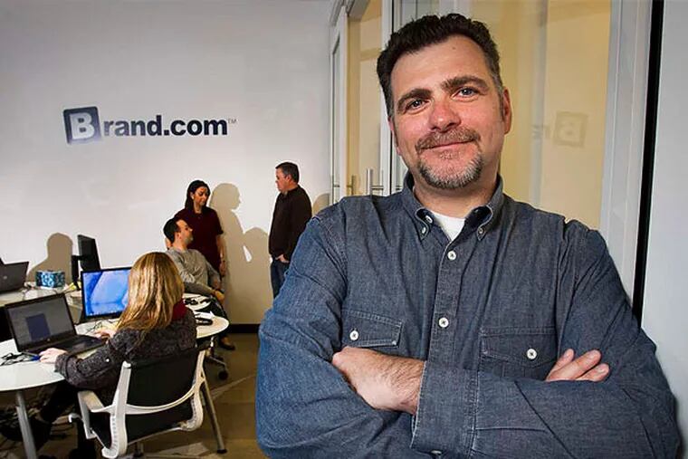 Mike Zammuto's Brand.com, which recently moved to Old City, monitors clients' reputations online. (Alejandro A. Alvarez / Staff Photographer)