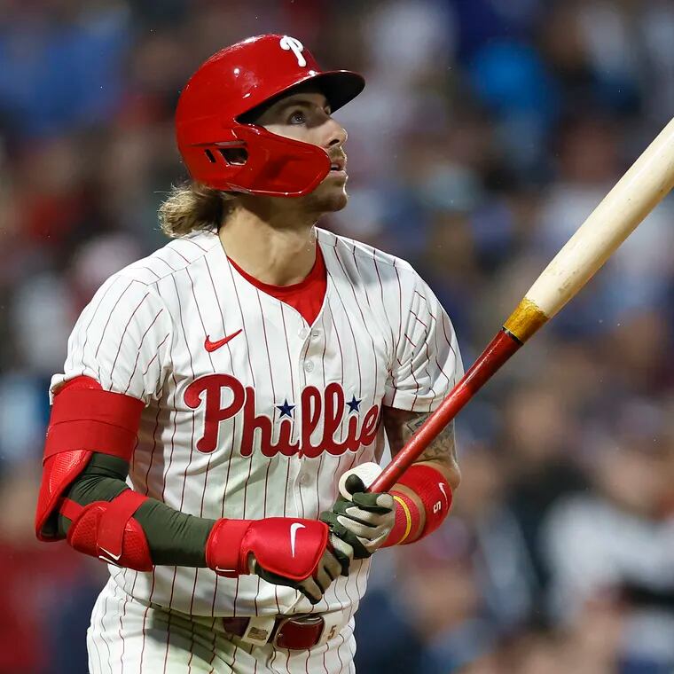Discipline at the plate has paid off so far this season for Bryson Stott and the Phillies.