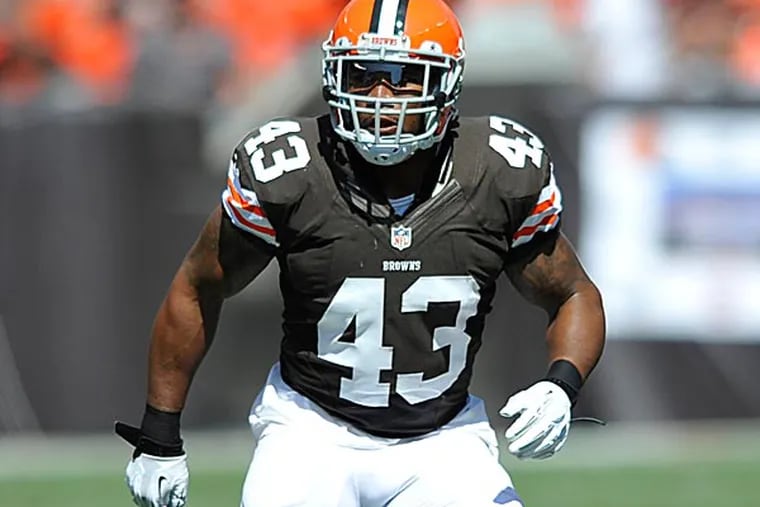 Browns safety T.J. Ward. (David Richard/AP)