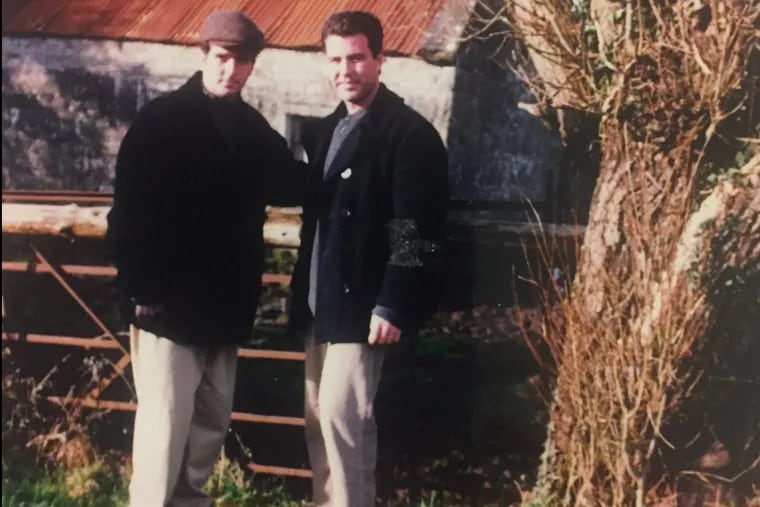 The author and his brother, John Newall, on a family vacation in Ireland. John was a talented guitarist and songwriter. He died at the age of 34.