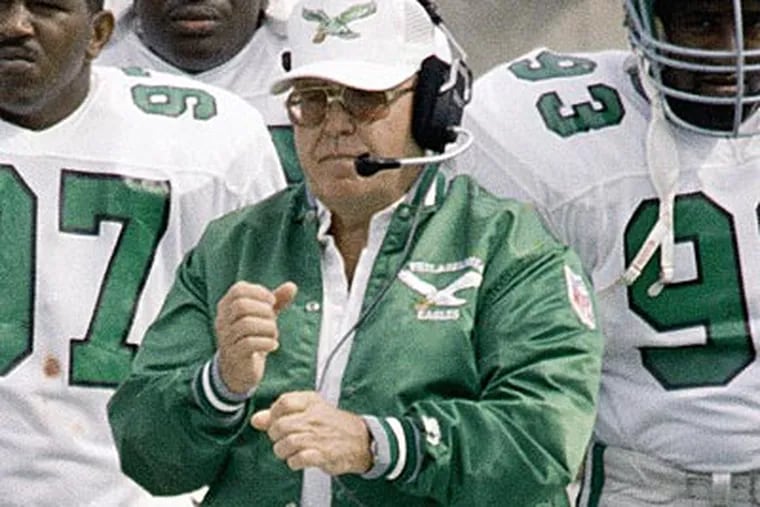 The Eagles will honor former coach Buddy Ryan during halftime of Monday night's game. (Mark Elias/AP file photo)