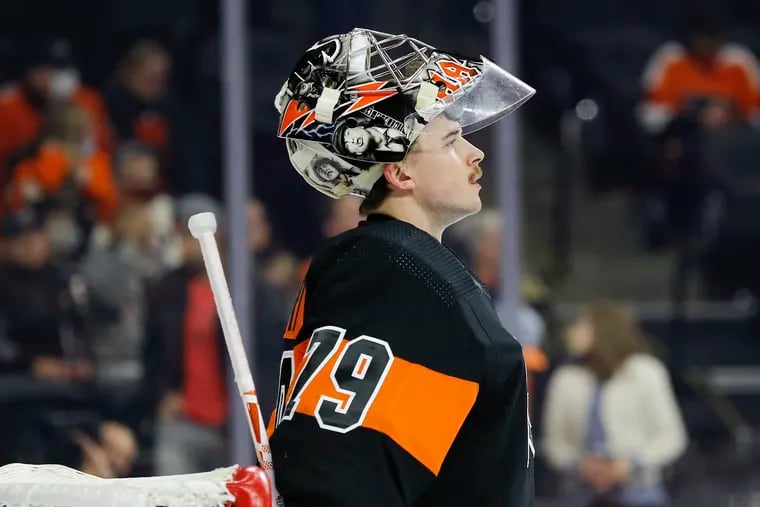 Carter Hart is one of six goalies reportedly being considered by Hockey Canada for the 2022 Olympics.