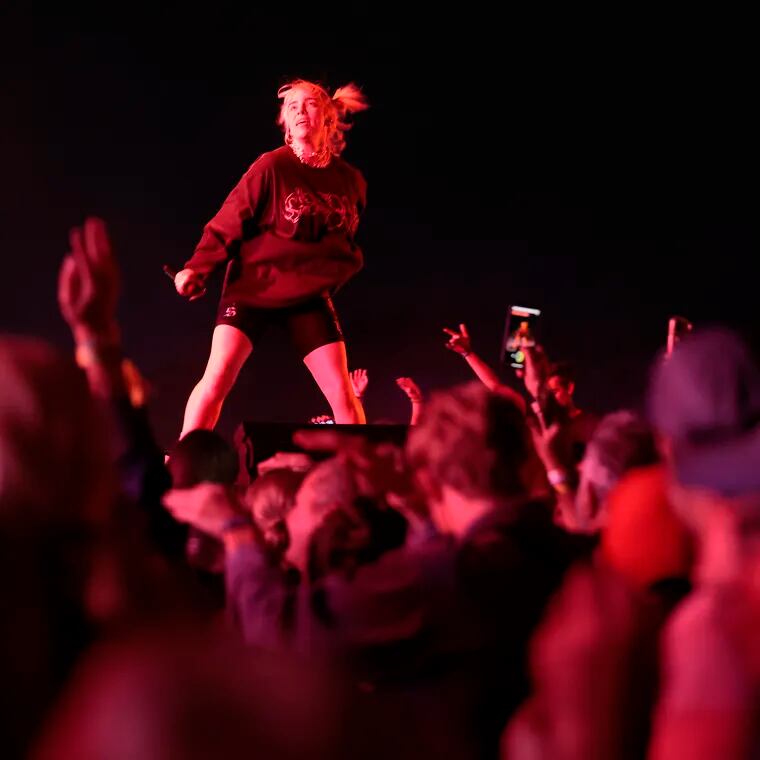 Billie Eilish performs during the 2021 Firefly Festival in Dover, Dela., in 2021.