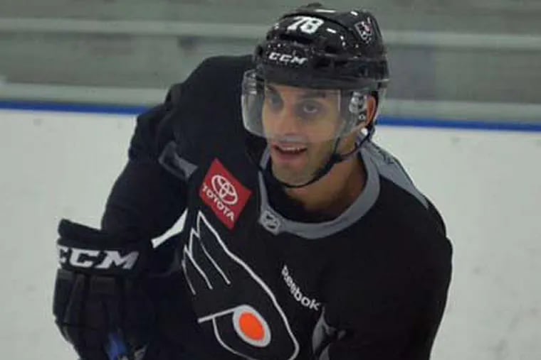 Pierre-Edouard Bellemare. (Photo courtesy of Zack Hill/Flyers)