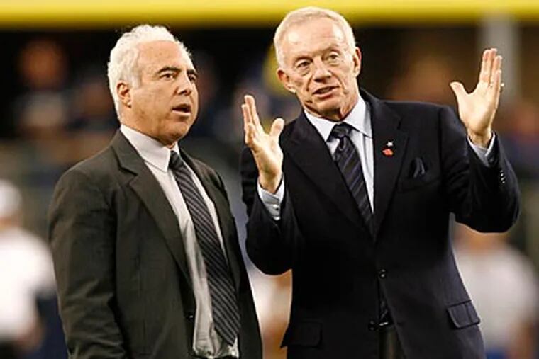 "I think this is going to be a great, great win, win for teams, the players and the fans," said Eagles owner Jeffrey Lurie (left). (AP file photo)