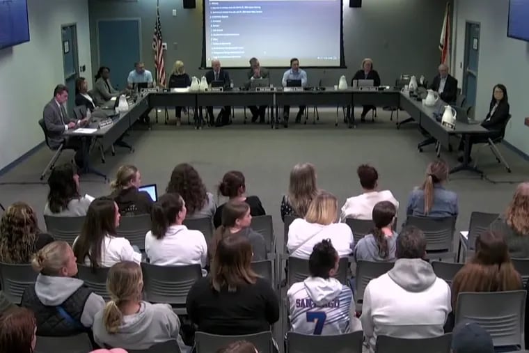 The North Penn school board heard from parents Thursday who said staff were warned before an attack on a student in the Pennbrook Middle School cafeteria.