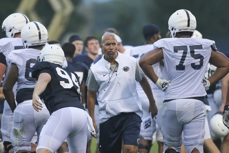 James Franklin expects a few position battles to continue.