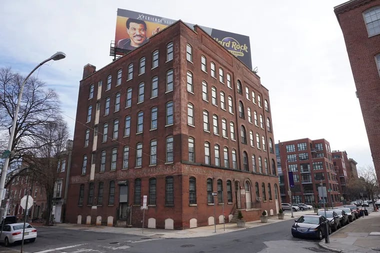 Historic former paintbrush factory in Old City, which developer Ash NYC is planning to redevelop into a boutique hotel.