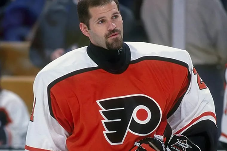 Ron Hextall, new GM of the Philadelphia Flyers. (Steve Babineau/Allsport)