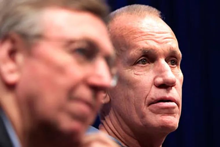 Last season, Doug Collins led the Sixers to 14 more wins than the previous year. (David Maialetti/Staff Photographer)