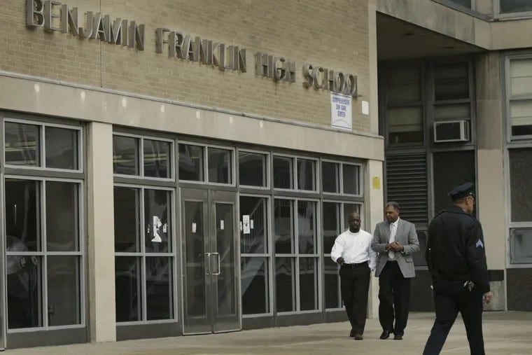 Ben Franklin High School will soon house Science Leadership Academy. SLA and Ben Franklin will remain as separate schools in the six-floor building on North Broad Street near Spring Garden.