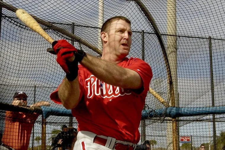 Jim Thome played only three seasons in Philadelphia but had a big impact on the Phillies.