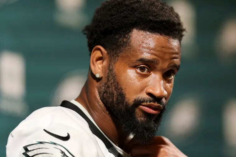 Eagles cornerback Darius Slay is impressed by younger teammates like rookie Quinyon Mitchell.