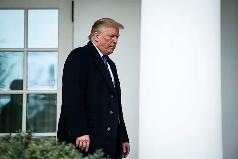 President Donald Trump walks outside the White House on Friday, Jan. 04, 2019 in Washington, D.C.
