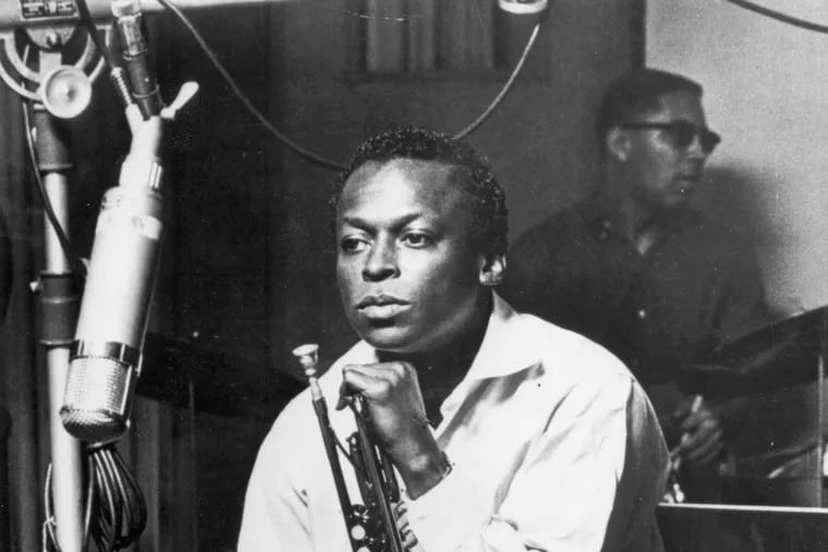 American jazz trumpeter and composer Miles Davis sits with his instrument during a studio recording session, October 1959. The new documentary 'Miles Davis: Birth of the Cool' is streaming on PBS.com. (Hulton Archive/Getty Images/TNS)