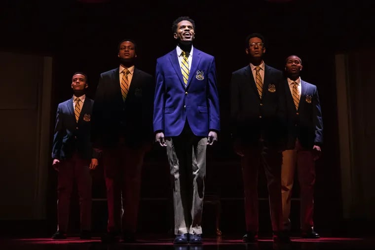The cast of "Choir Boy," through Feb. 24 at the Manhattan Theatre Club.