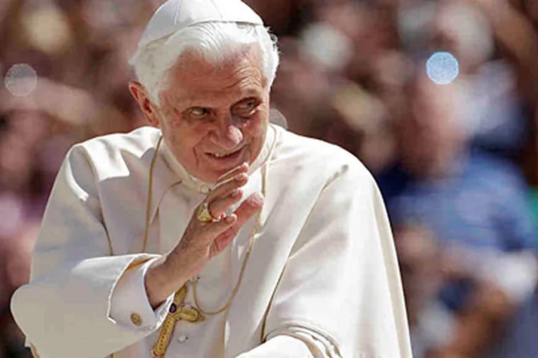 2011 file photo: Pope Benedict XVI in St. Peter's Square. (AP)