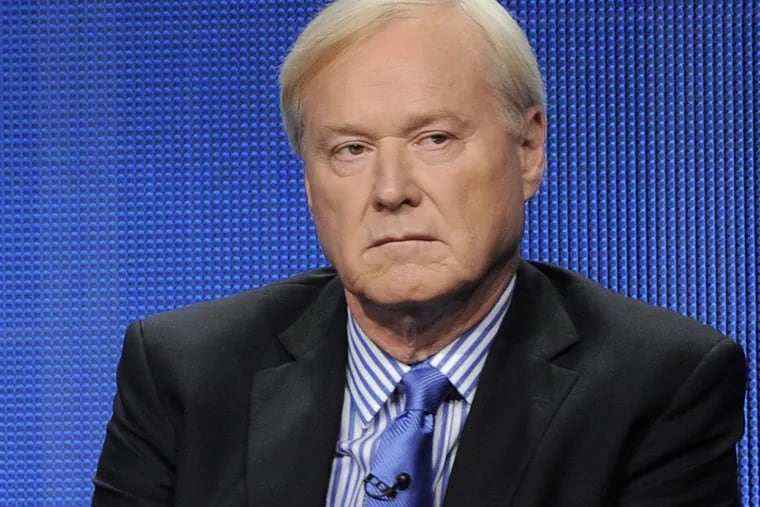 In this Tuesday, Aug. 2, 2011 file photo, Chris Matthews, host of &quot;Hardball&quot; on MSNBC, is pictured at the NBC Universal summer press tour in Beverly Hills, Calif.
