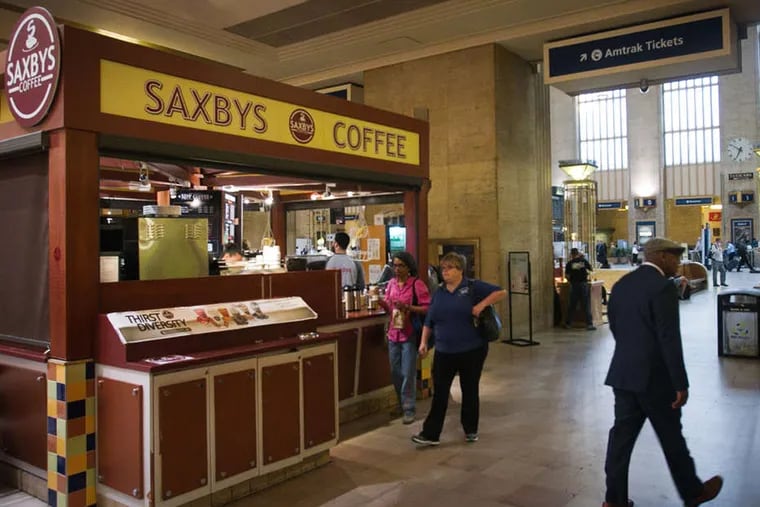 Saxby's Coffee responded to violations from an inspection by getting permission from Amtrak to overhaul the tight-fitting kiosk at 30th Street Station.