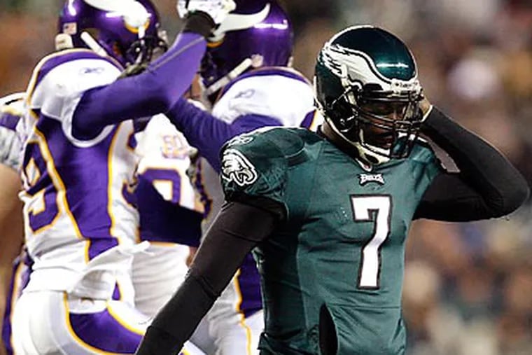 The Eagles' loss last night cost them a shot at a first-round playoff bye. (David Maialetti/Staff Photographer)