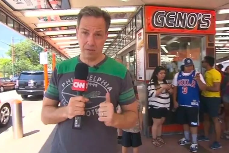 CNN's Jake Tapper reports from Geno's Steaks in South Philadelphia during the 2016 Democratic National Convention.