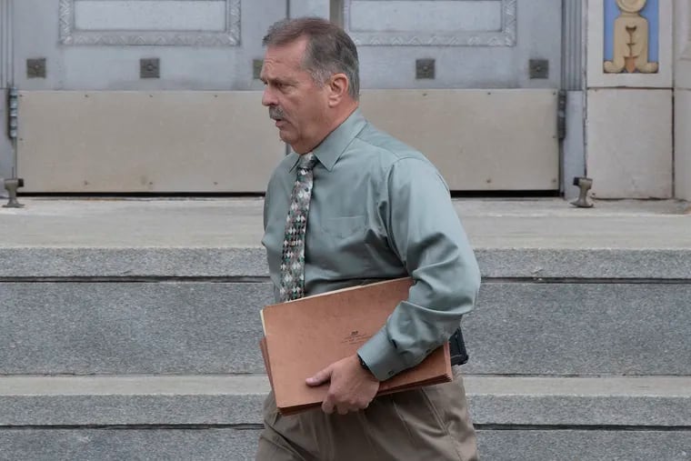 Former Police Chief Frank Nucera Jr. exits U.S. District Court for the District of New Jersey on Thursday, Sept. 26, 2019.