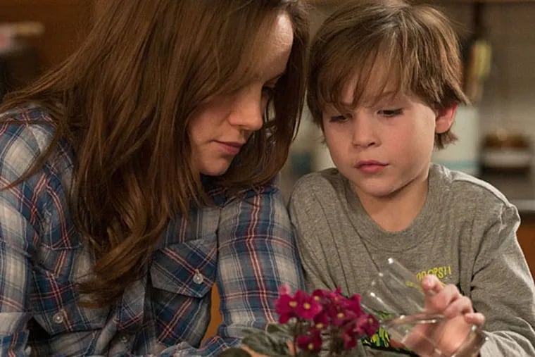 Brie Larson and Jacob Tremblay in "Room."