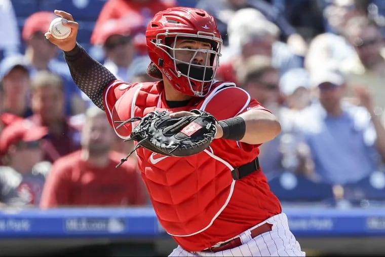 Phillies catcher Jorge Alfaro has to finish his progression in the majors because he is out of minor-league options.