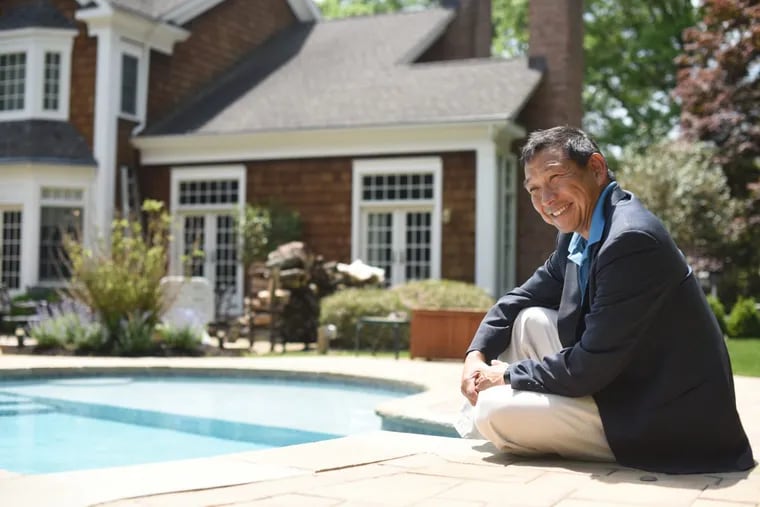 Mark Koide, chief executive of Anthony &amp; Sylvan Pools, at his home in Mendham Township, near Morristown, N.J.
