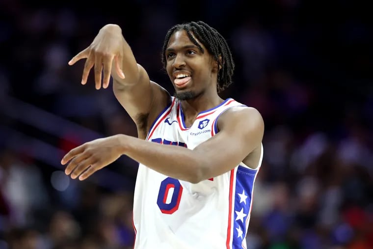 The Sixers expect Tyrese Maxey to play like a lead guard this season whether James Harden returns or not.