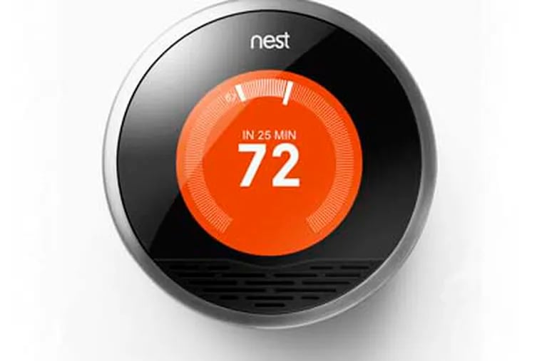The Nest Learning Thermostat from Nest Labs of Palo Alto, California.  The company’s scientists have roots in Apple, Google and Twitter.