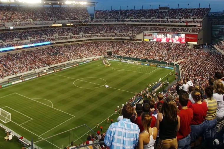 Philadelphia’s Lincoln Financial Field could host games at the 2026 World Cup.