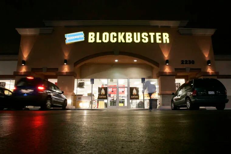 A Blockbuster Video in Santa Ana, Calif. At one time, Blockbuster boasted 9,000 stores and more than 60,000 employees.