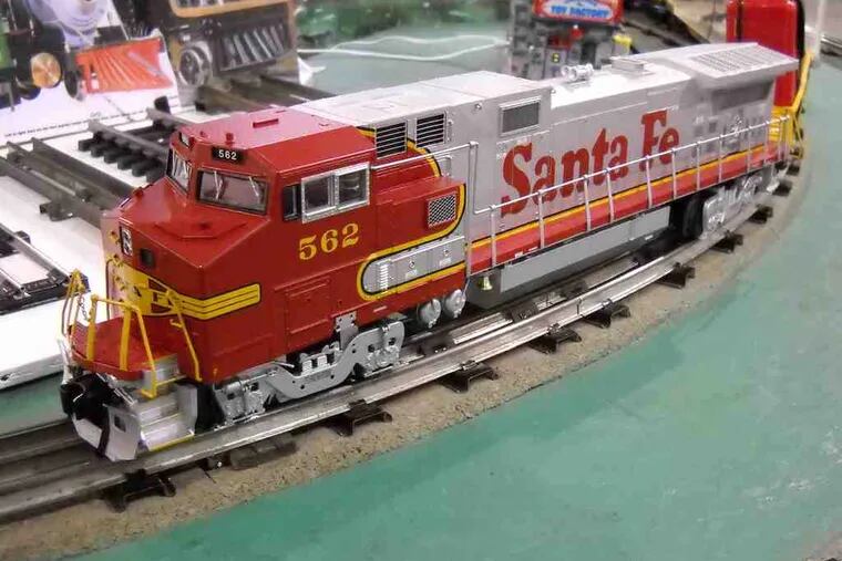 The Santa Fe Super Chief is one of many trains that will be on display and for sale at Greenberg's Train and Toy Show.