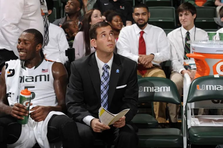 Former Penn State and Miami assistant Adam Fisher will take over as Temple's men's head basketball coach.