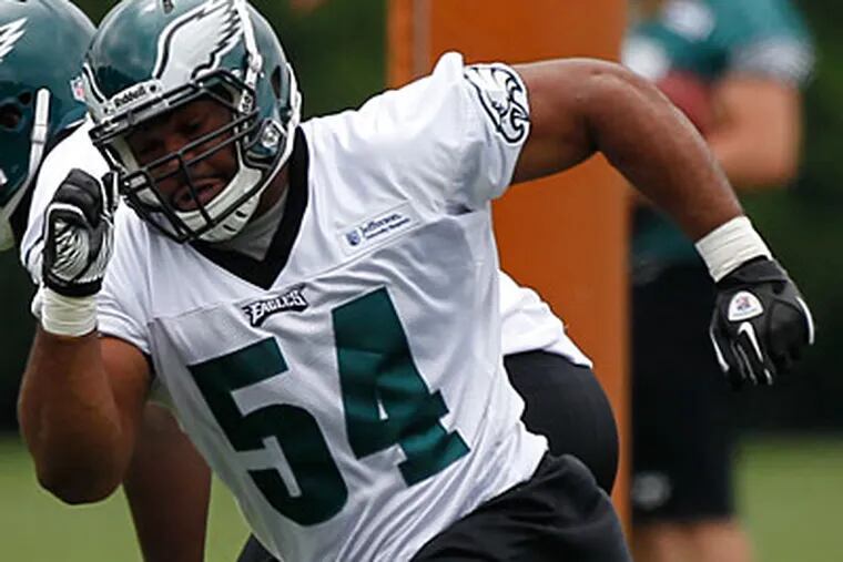 The 13th overall pick of the 2010 draft, Brandon Graham has had an inconsistent two seasons with the Eagles. (Alex Brandon/AP Photo)